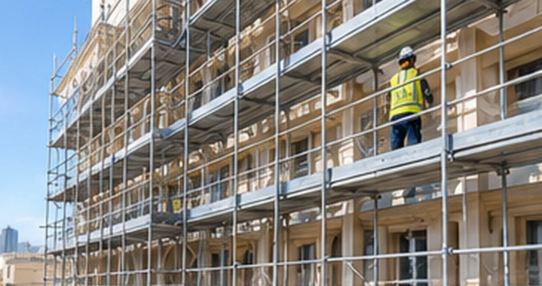 Illustrative specialist facade maintenance work